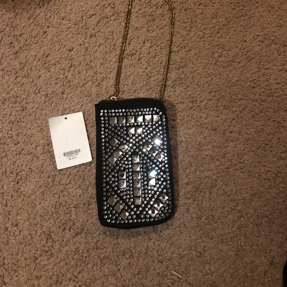 Embellished crossbody purse